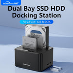 Docking station Blueendless HD07S con doppio alloggiamento per hard disk