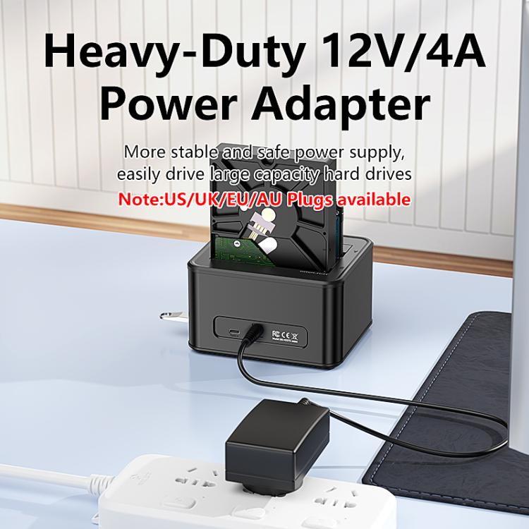 Docking station Blueendless HD07S con doppio alloggiamento per hard disk