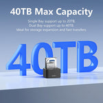 Docking station Blueendless HD07S con doppio alloggiamento per hard disk