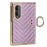 Custodia in pelle con anello metallico per Galaxy Z Fold8 5G e Galaxy Z Fold8
