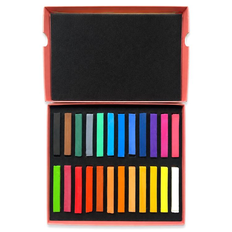 Pastelli per artisti, gessetti pastello per pittura a pastello, scarabocchi, schizzi, colorazione dei capelli, 12 PCS/Pack, 24 PCS/Pack