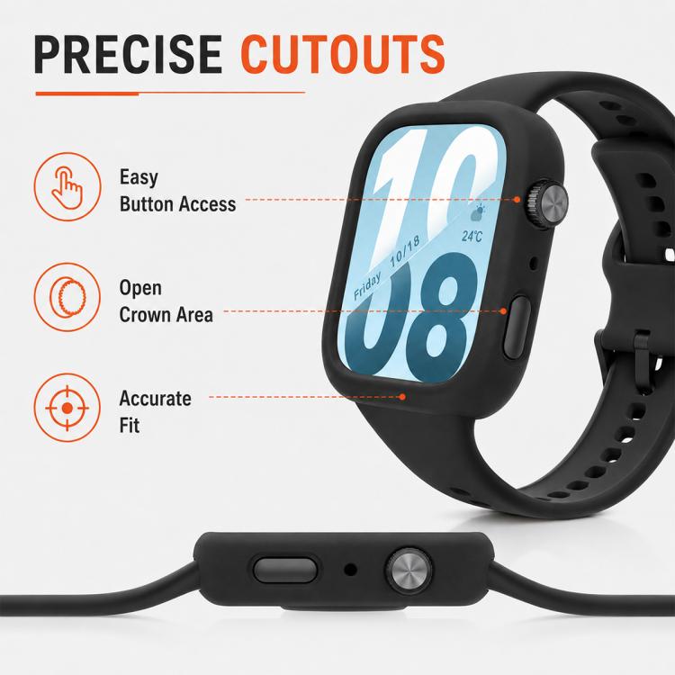 Custodia per orologio in silicone tinta unita xDfind, For Honor Watch X5i