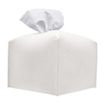 Scatola porta fazzoletti in similpelle antipolvere, Square, Oblong