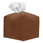 Scatola porta fazzoletti in similpelle antipolvere, Square, Oblong