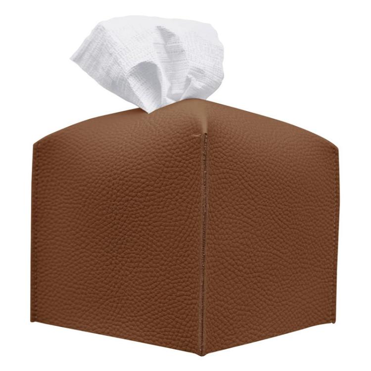 Scatola porta fazzoletti in similpelle antipolvere, Square, Oblong