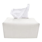 Scatola porta fazzoletti in similpelle antipolvere, Square, Oblong