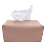 Scatola porta fazzoletti in similpelle antipolvere, Square, Oblong
