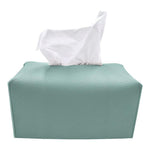 Scatola porta fazzoletti in similpelle antipolvere, Square, Oblong
