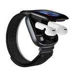 D22 Cuffie TWS 2 in 1 Smartwatch, supporto per chat AI e traduzione intelligente, Nylon  Strap, Silicone Strap