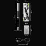 Saldatore elettrico portatile intelligente LUOWEI LW-SI1S da 210 W con funzione di spegnimento automatico
