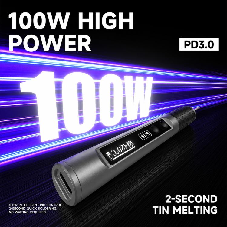 Saldatore elettrico portatile intelligente LUOWEI LW-SI1S da 210 W con funzione di spegnimento automatico