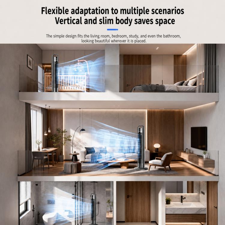 Ventilatore a torre senza pale XY-1001 con telecomando - immagine 7