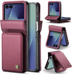 Custodia AutSpace A02 con doppia fibbia magnetica e protezione RFID per Galaxy Z