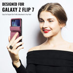 Custodia AutSpace A02 con doppia fibbia magnetica e protezione RFID per Galaxy Z