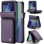 Custodia AutSpace A02 con doppia fibbia magnetica e protezione RFID per Galaxy Z