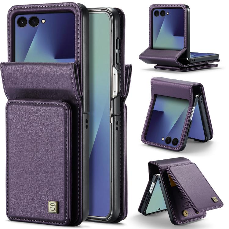 Custodia AutSpace A02 con doppia fibbia magnetica e protezione RFID per Galaxy Z
