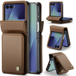 Custodia AutSpace A02 con doppia fibbia magnetica e protezione RFID per Galaxy Z