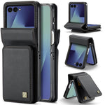 Custodia AutSpace A02 con doppia fibbia magnetica e protezione RFID per Galaxy Z