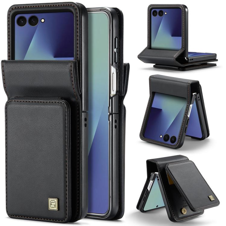 Custodia AutSpace A02 con doppia fibbia magnetica e protezione RFID per Galaxy Z