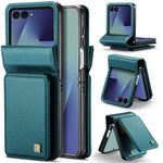Custodia AutSpace A02 con doppia fibbia magnetica e protezione RFID per Galaxy Z