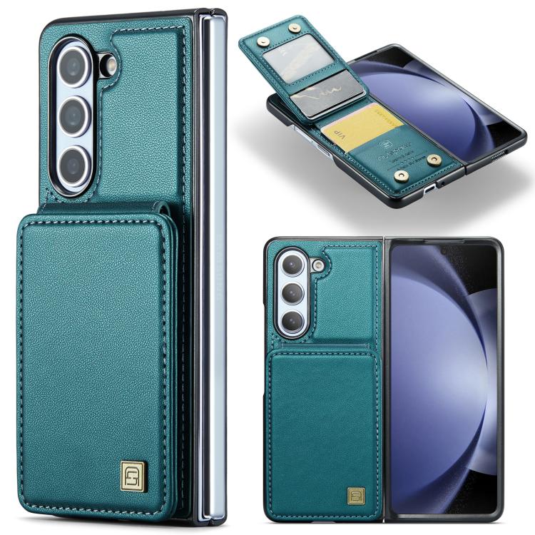 Custodia AutSpace A02 con doppia fibbia magnetica e protezione RFID per Galaxy Z