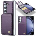 Custodia AutSpace A02 con doppia fibbia magnetica e protezione RFID per Galaxy Z