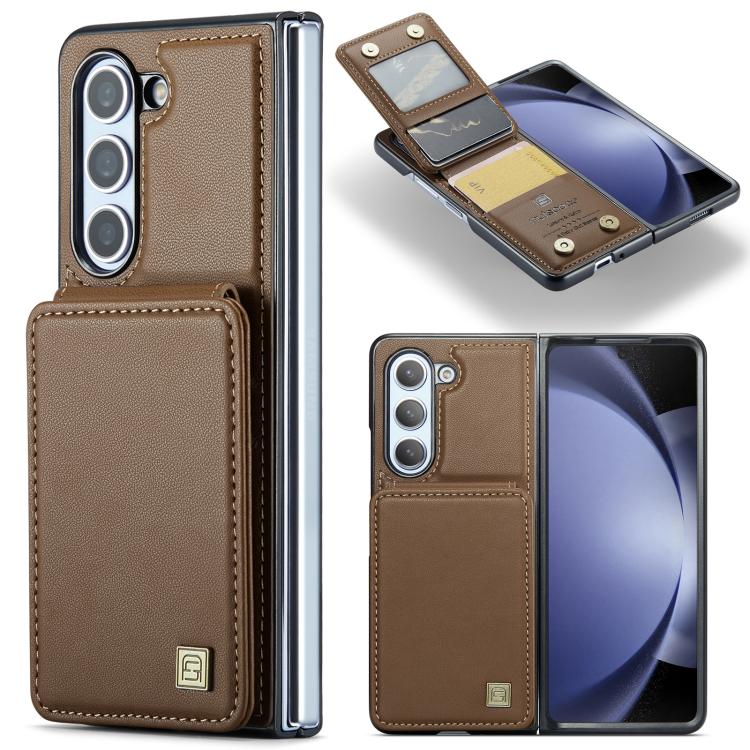 Custodia AutSpace A02 con doppia fibbia magnetica e protezione RFID per Galaxy Z