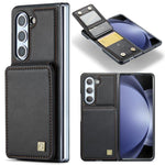Custodia AutSpace A02 con doppia fibbia magnetica e protezione RFID per Galaxy Z