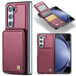 Custodia AutSpace A02 con doppia fibbia magnetica e protezione RFID per Galaxy Z
