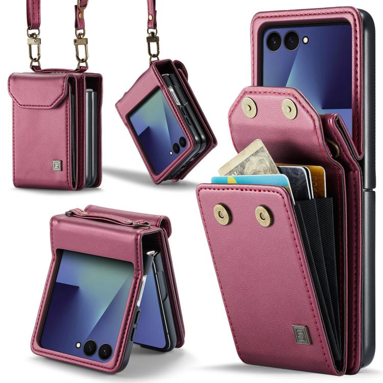 Custodia a fisarmonica con protezione RFID per Galaxy Z Flip8 e Flip7 5G