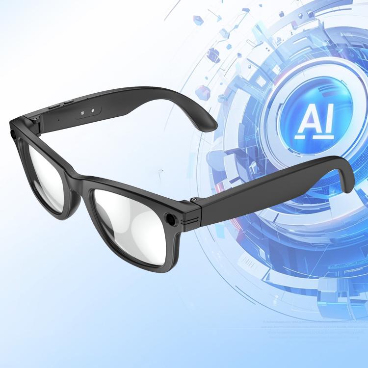 Occhiali intelligenti W610T con intelligenza artificiale, fotocamera HD da 8 MP, chiamate Bluetooth, registrazione video, trasmissione Wi-Fi e assistente vocale AI., Anti Blue Light Lens, Sunglasses, Photochromic