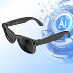 Occhiali intelligenti W610T con intelligenza artificiale, fotocamera HD da 8 MP, chiamate Bluetooth, registrazione video, trasmissione Wi-Fi e assistente vocale AI., Anti Blue Light Lens, Sunglasses, Photochromic