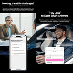 Occhiali intelligenti W610T con intelligenza artificiale, fotocamera HD da 8 MP, chiamate Bluetooth, registrazione video, trasmissione Wi-Fi e assistente vocale AI., Anti Blue Light Lens, Sunglasses, Photochromic