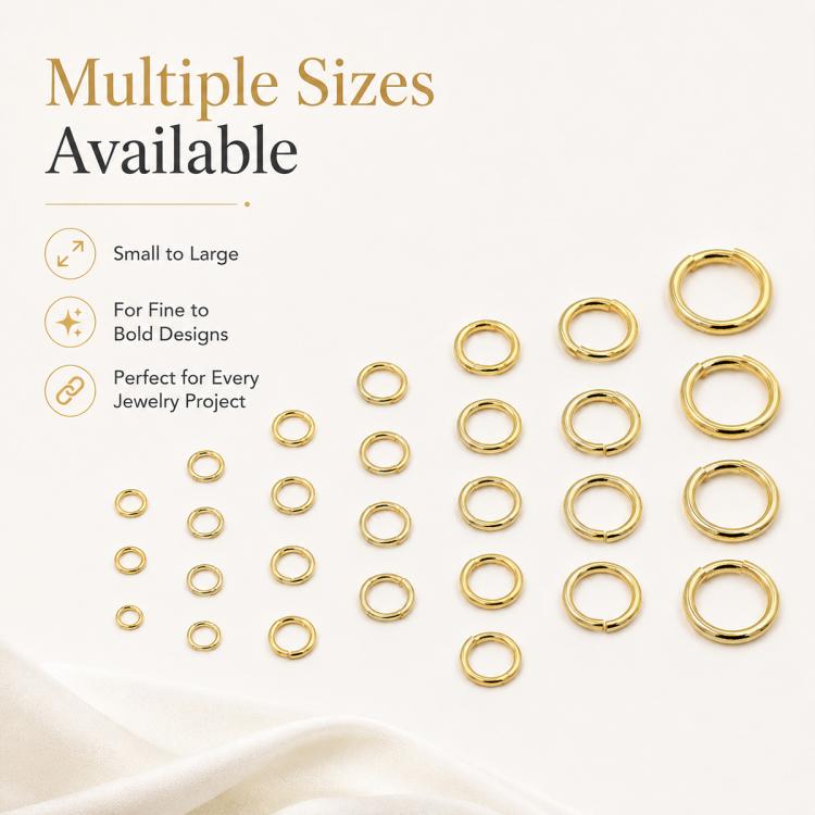 Confezione da 100 anelli di congiunzione aperti per la creazione di gioielli fai da te., Flat-Cut Loop 0.5x3mm, Flat-Cut Loop 0.5x4mm, Flat-Cut Loop 0.6x3.5mm, Flat-Cut  Loop 0.7x4mm