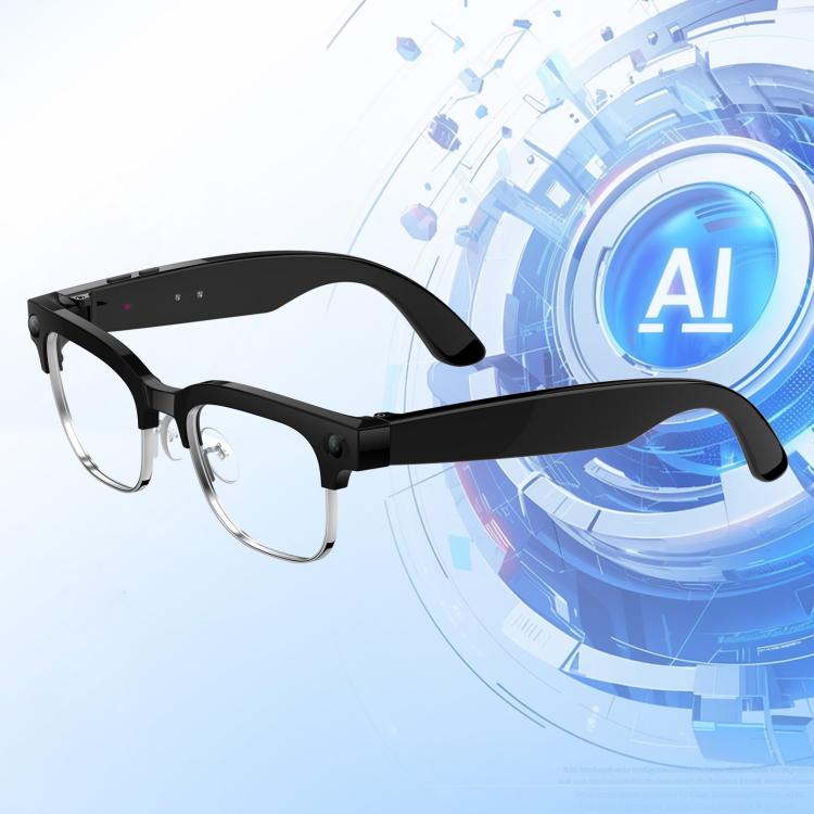 Occhiali intelligenti W630T con intelligenza artificiale, fotocamera HD da 8 MP, chiamate Bluetooth, registrazione video, trasmissione Wi-Fi e assistente vocale AI., Anti Blue Light Lens, Sunglasses, Photochromic
