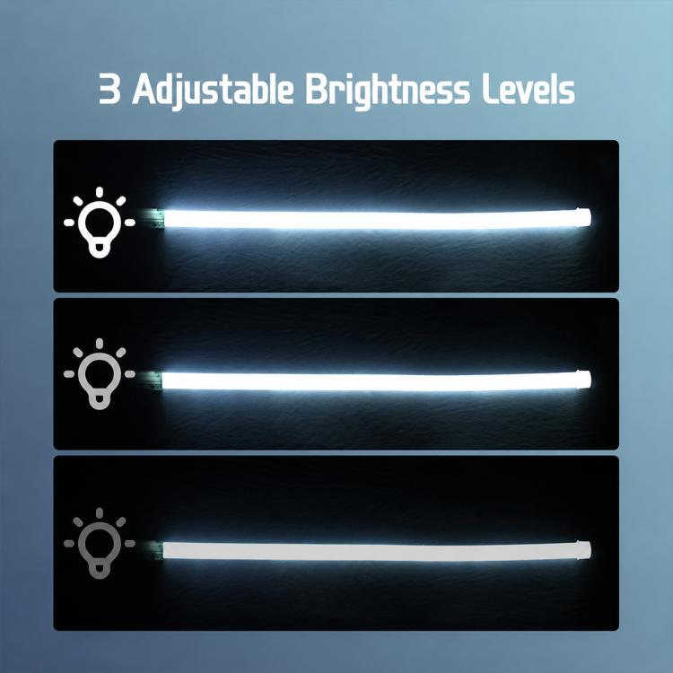 Faro da lavoro a LED multifunzione portatile e flessibile per esterni, ideale per riparazioni auto., White Light, Multi-mode RGB