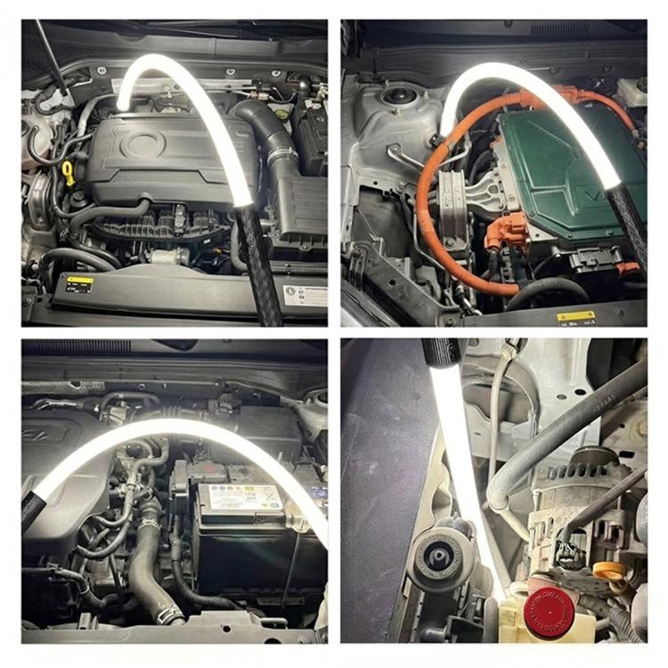 Faro da lavoro a LED multifunzione portatile e flessibile per esterni, ideale per riparazioni auto., White Light, Multi-mode RGB