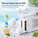 Macchina per ghiaccio tritato completamente automatica di livello commerciale e di grande capacità, US Plug, UK Plug, EU Plug