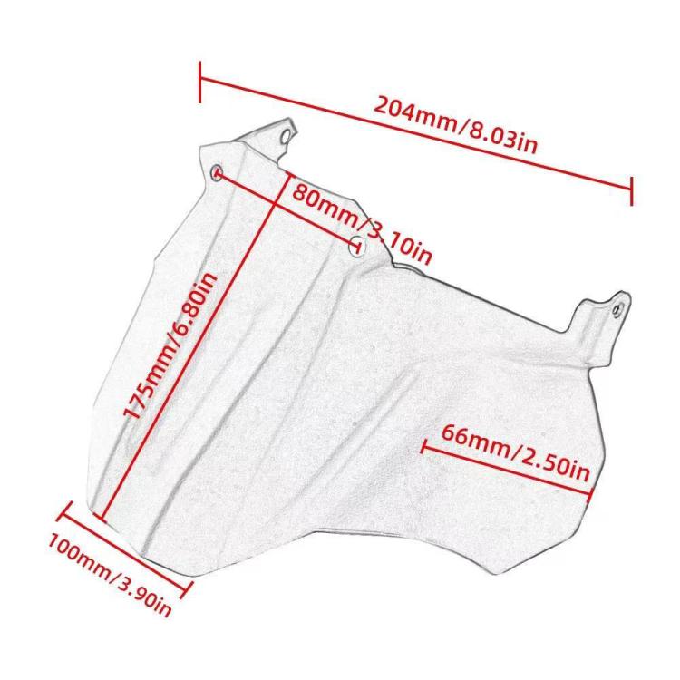 Parafango posteriore per moto MO-CH009 per BMW R1300GS / R 1300 GS 2024 2023