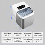 Macchina per il ghiaccio intelligente a proiettile di piccole dimensioni per uso domestico, US Plug, UK Plug, EU Plug