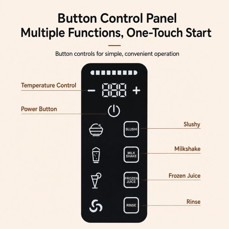 Macchina multifunzione intelligente per il controllo della temperatura domestica, sciogli neve e frullatore., US Plug, EU Plug