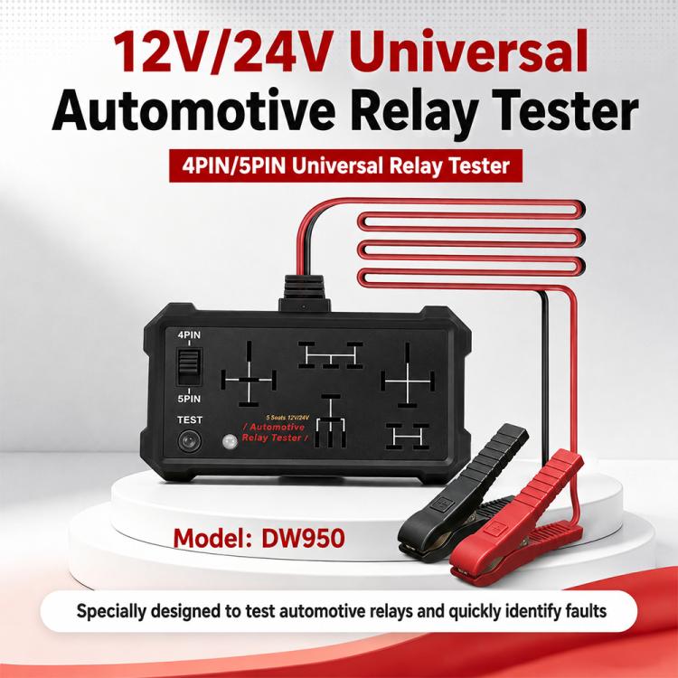 Tester universale per relè automobilistici DW950 12V/24V