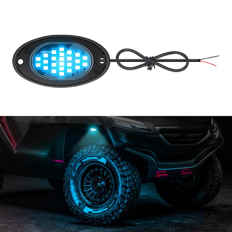 Luci a LED impermeabili da 12V-24V per fuoristrada e veicoli, ideali per l'illuminazione sottoscocca.