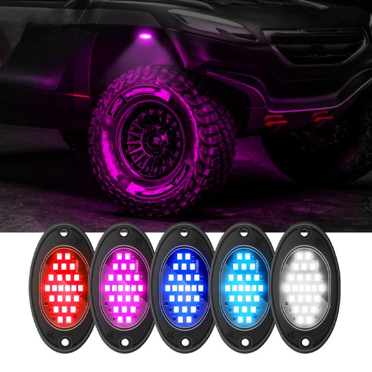 Luci a LED impermeabili da 12V-24V per fuoristrada e veicoli, ideali per l'illuminazione sottoscocca.