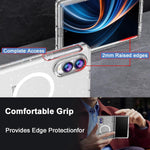 Custodia con pellicola magnetica trasparente glitter per Galaxy Z Fold8 5G