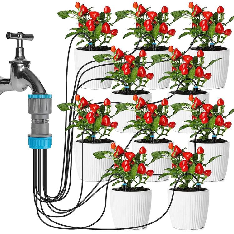Kit di irrigazione a goccia 10 in 1, sistema di irrigazione automatico per piante, strumento di autoirrigazione, 10 in 1 Drip Irrigation Device
