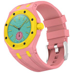 Trova il cinturino per orologio da tasca in silicone con corona integrata delle 3, 3 Oclock Crown