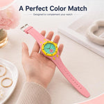 Trova il cinturino per orologio da tasca in silicone con corona integrata delle 3, 3 Oclock Crown