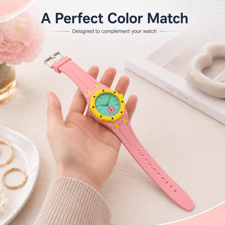 Trova il cinturino per orologio da tasca in silicone con corona integrata delle 3, 3 Oclock Crown