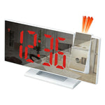 Orologio elettronico digitale multifunzione con ampio display e proiezione a specchio a LED DS-3618LP, sveglia digitale con funzione multifunzione.
